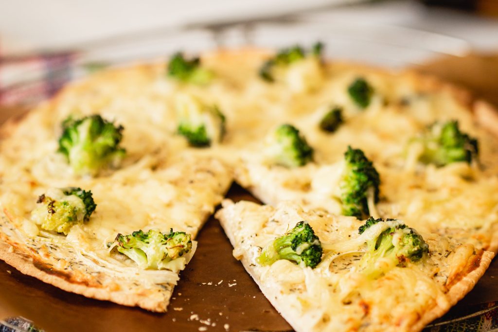 broccoli on pizza